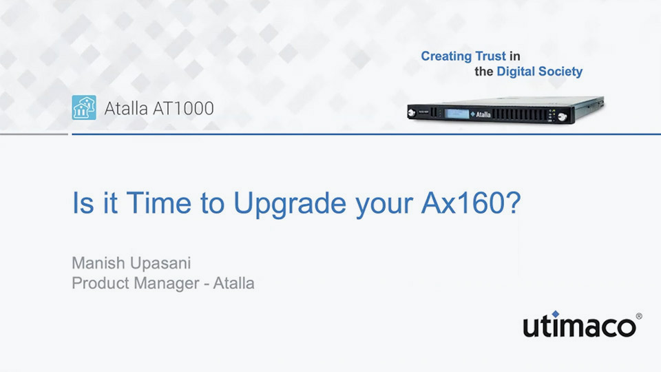 Is it Time to Upgrade your AX160? (recording)