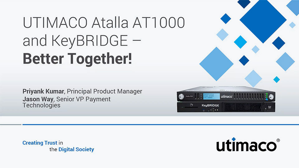 Simplify your key management with utimaco Atalla AT1000 (recording)